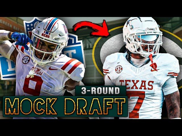 Green Bay Packers 3-Round Mock Draft 2025!!! My FIRST Mock