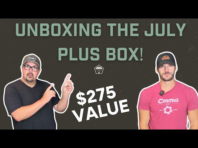 Unboxing the July TacPack PLUS