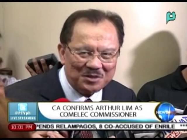 NewsLife: CA Confirms Arthur Lim as COMELEC Commissioner || Mar. 11, 2015