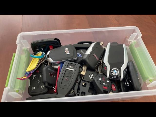 My car key collection