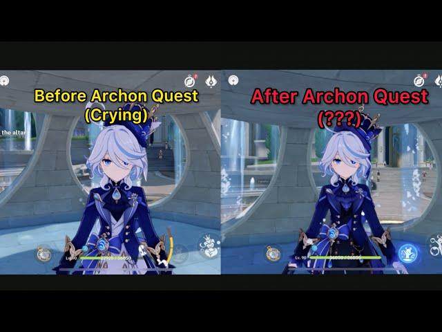 Can you still hear Furina's crying after clearing the Archon Quest?