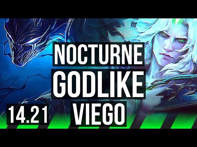 NOCTURNE vs VIEGO (JGL) | 7/0/2, Godlike | KR Master | 14.21