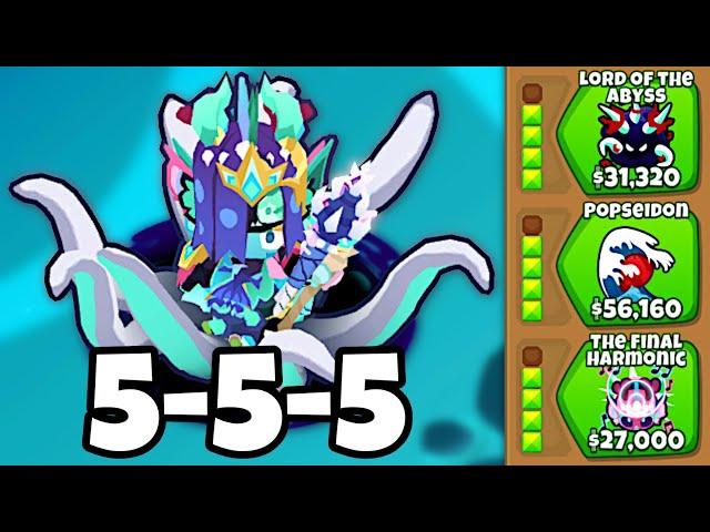 The 5-5-5 Mermonkey Is CRAZY... (Bloons TD 6)