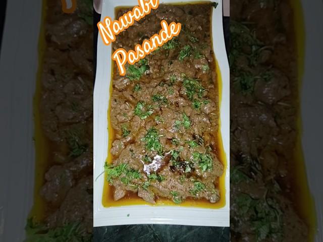 Let's make very delicious Nawabi Pasande recipe 