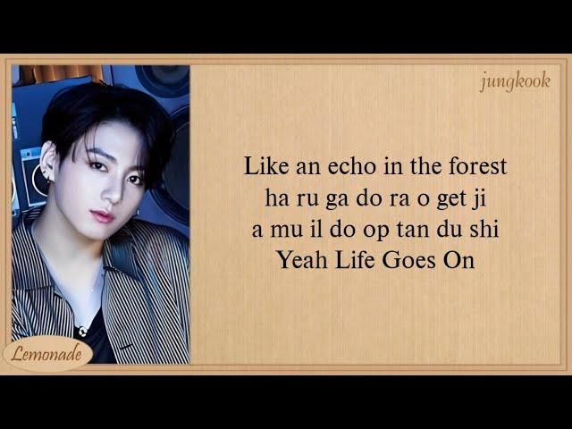 BTS Life Goes On Easy Lyrics | 1 Hours Lyrics