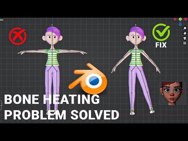 How to fix Bone heat weighting Failed Problem|| Blender 4.0