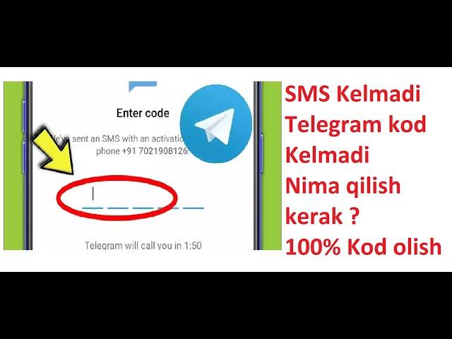 TELEGRAM ochish 100%. Telegramdan kod olish \ TELEGRAM очиш 100%. SMS келди