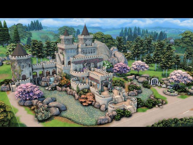 Windenburg Castle | STOP MOTION | NOCC | Castle Estate Kit THE SIMS4 #thesims4