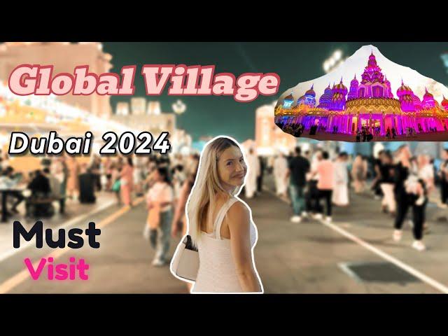 Epic Food Adventure at Global Village Dubai 2024! (Must Visit) [4K]