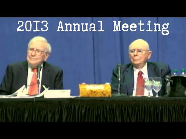 2013 Berkshire Hathaway Annual Meeting (Full Version)