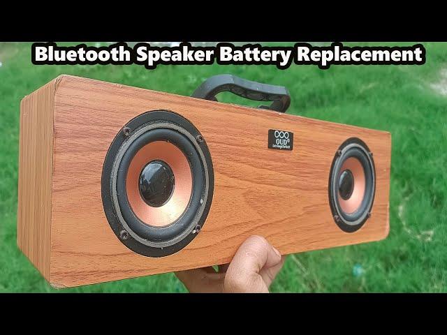 How to Chang Bluetooth Speaker Battery .