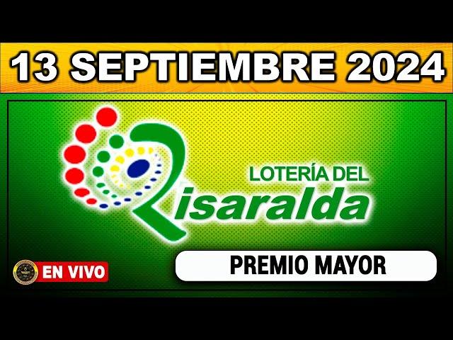 Resultado LOTERIA DE RISARALDA VIERNES 13 de septiembre 2024