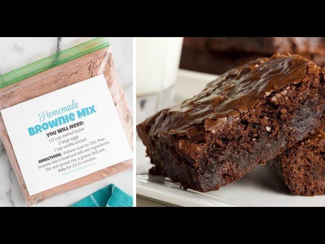 Homemade Brownie Mix Recipe | Kitchen Fun With My 3 Sons