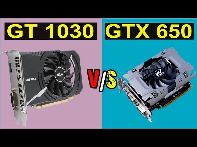 GT 1030 vs GTX 650 GPU | GTA 5 Gaming Test