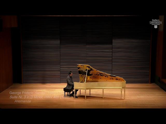 Handel's Suite Nr. 3 in D Minor: Jason J. Moy, harpsichord