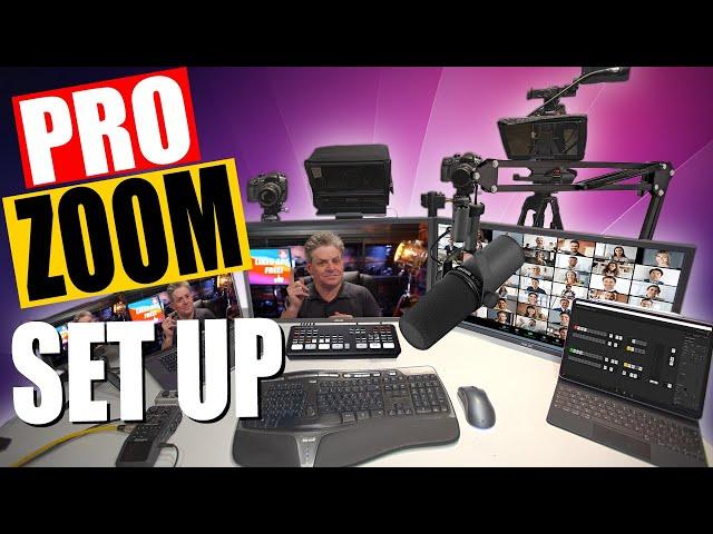 Best Zoom Setup - Behind The Scenes Of My Zoom Studio