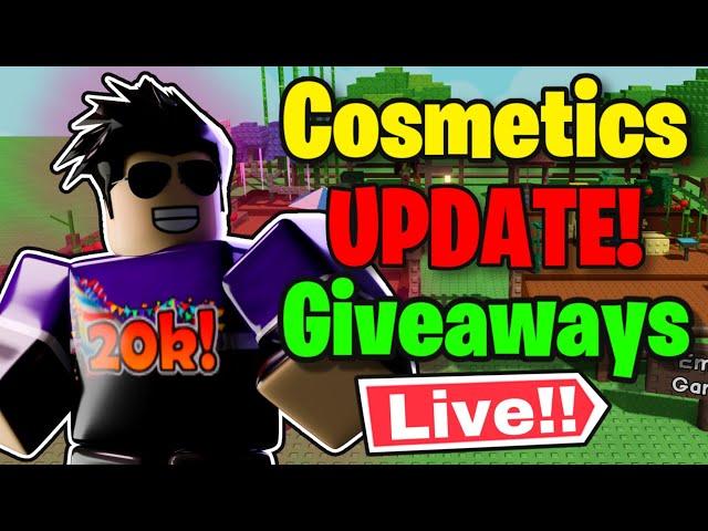 Grow a Garden *Cosmetics UPDATE* | Giveaways | Playing with Viewers!