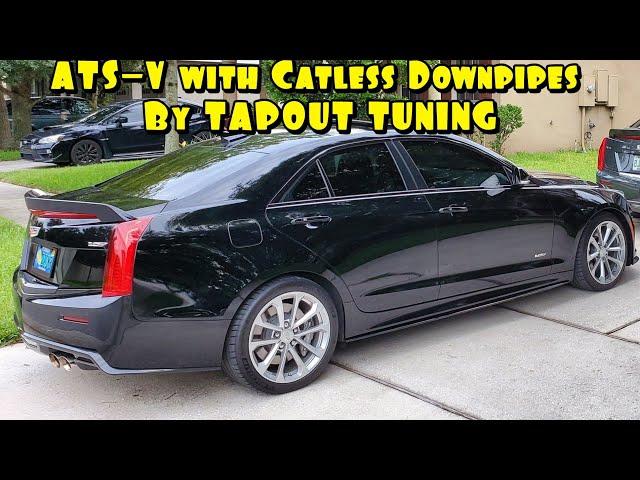 ATS-V Catless Downpipes from TAPOUT TUNING