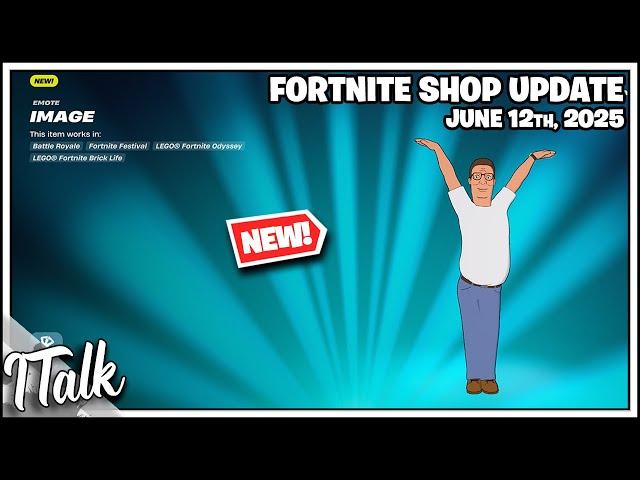 HANK HILL COMES TO FORTNITE TOMORROW! Fortnite Item Shop [June 12th, 2025] (Fortnite Chapter 6)