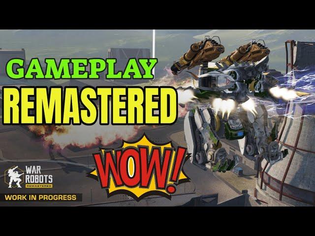 New REMASTERED Test server - NEW ROBOTS & WEAPONS - War robots gameplay