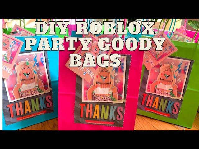 ROBLOX BIRTHDAY GOODY BAGS