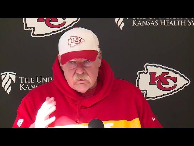 Andy Reid ahead of Sunday Chargers match-up