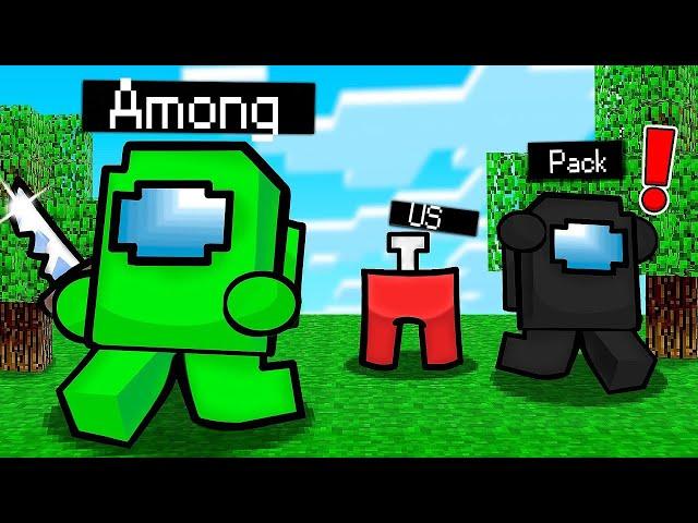Among Us-ის რესურს პაკი მაინკრაფტში?!