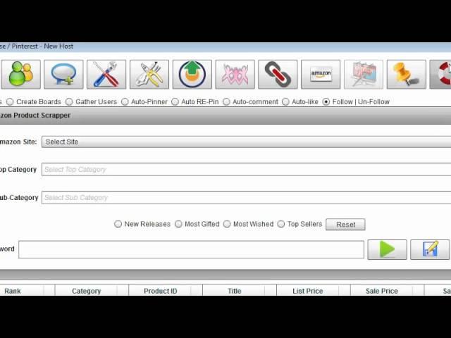 PinRanker - #1 Free Traffic Pinterest Autobot Software (with Amazon Module)