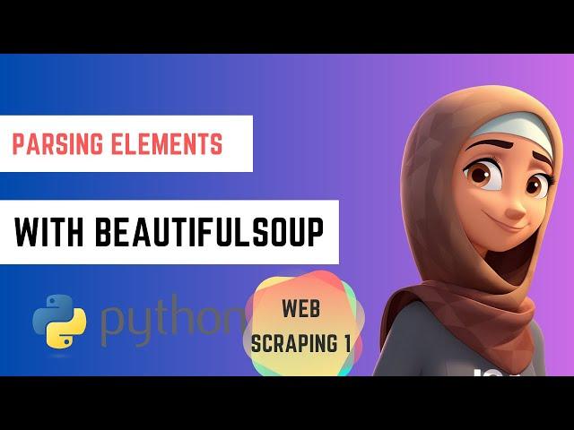 Parsing HTML with BeautifulSoup| Learn web scraping with python|2023