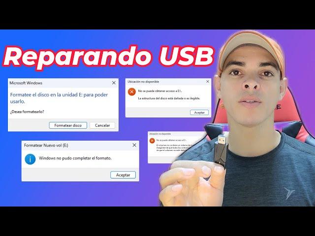 Reparar Memoria USB y Recuperar los Archivos en PC con Windows 2024