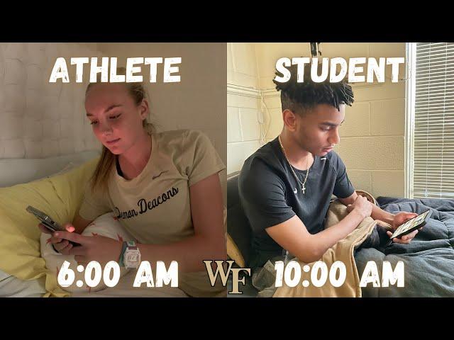 Day In The Life: D1 Athlete VS Student | Wake Forest University