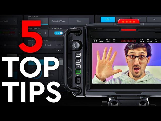 5 Top Tips for Blackmagic Cameras! | ATEM Hacks, LUTS, Autofocus & More!