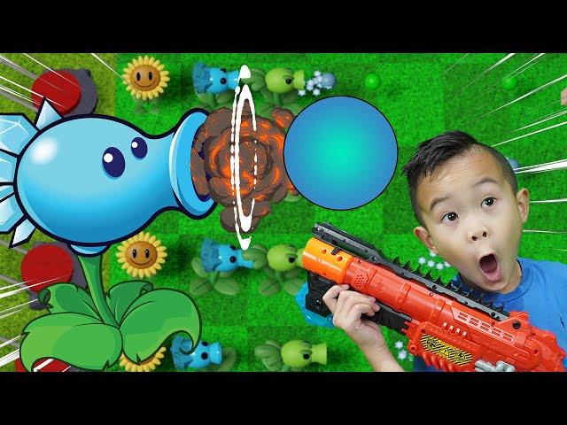 Plants vs Zombies! Noobs vs Pro In Real Life Pretend Play | pvz