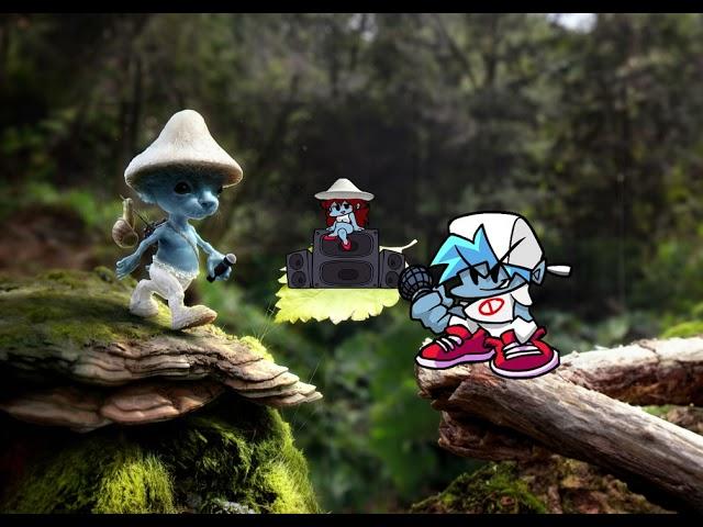 [FNF] - Vs Mushroom Smurf Cat Concept