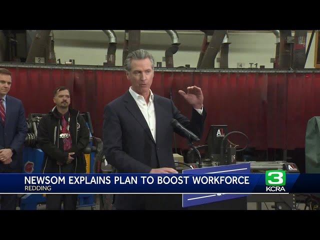 Republican lawmaker makes rare appearance at Newsom press conference