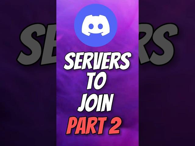 Cool DISCORD Servers You SHOULD JOIN Right NOW | Part 2 #discord