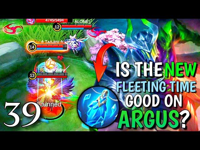 I Tried The New Fleeting Time And its Actually...Good?! ~ Mobile Legends | Road to Argus Global | 39