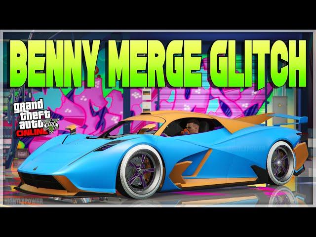 GTA 5 CAR TO CAR MERGE GLITCH BACK TO BACK F1 BENNY MERGE GLITCH ANY CAR AFTER PATCH 1.69