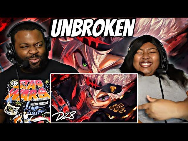 ASTA INSPIRED RAP SONG | "UNBROKEN" | DizzyEight x Musicality REACTION ‍‼️