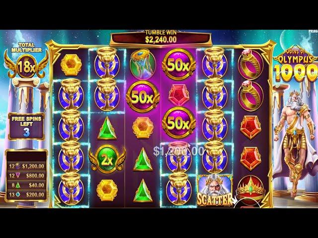 GATES OF OLYMPUS 1000 INSANE SPIN HIT 50X MULTIPLIER BONUS BUY ONLINE CASINO ONLINE SLOT HUGE WIN