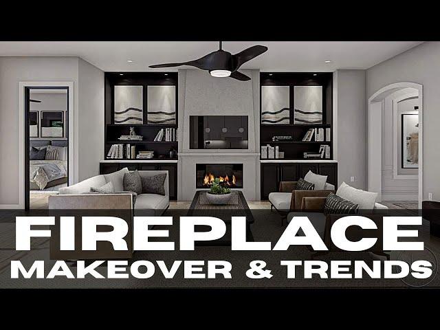 Modern Fireplace Makeover | Budget Friendly Fireplace Makeover Ideas | Fireplace Trends