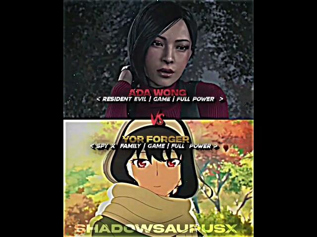 Request Series #97 | Ada Wong VS Yor Forger @اميركاظم-م2ز