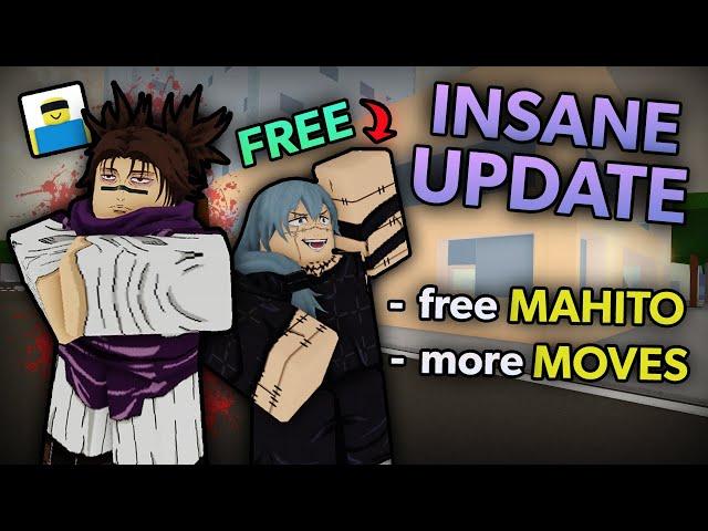 FREE Mahito and NEW Choso MOVES... The BIGGEST UPDATE YET. (Jujutsu Shenanigans)