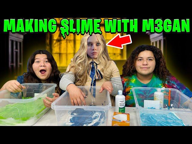 MAKING SLIME WITH M3GAN IN REAL LIFE. (SCARY)