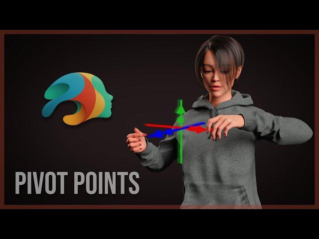 Adjusting Pivot Points on Objects in Daz Studio