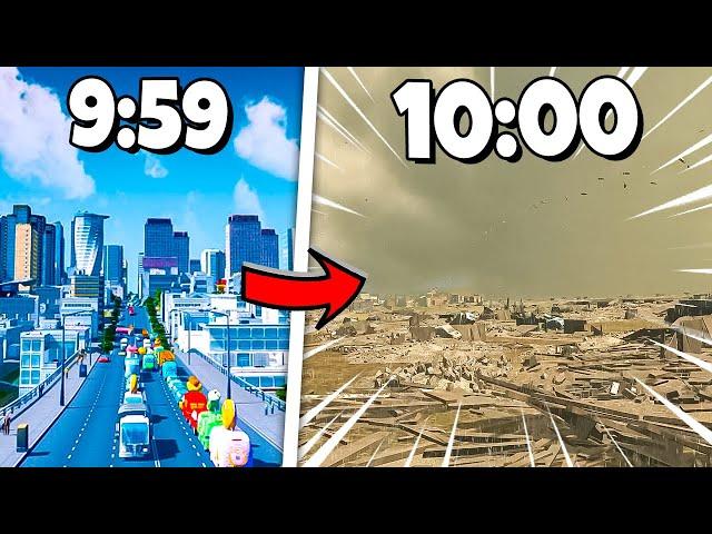 Cities Skylines but there's an apocalypse every 10 minutes...