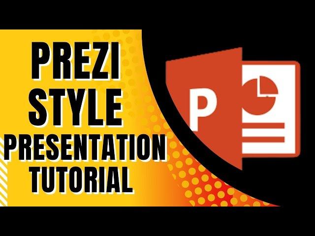 Prezi Style Presentation Tutorial  In PowerPoint