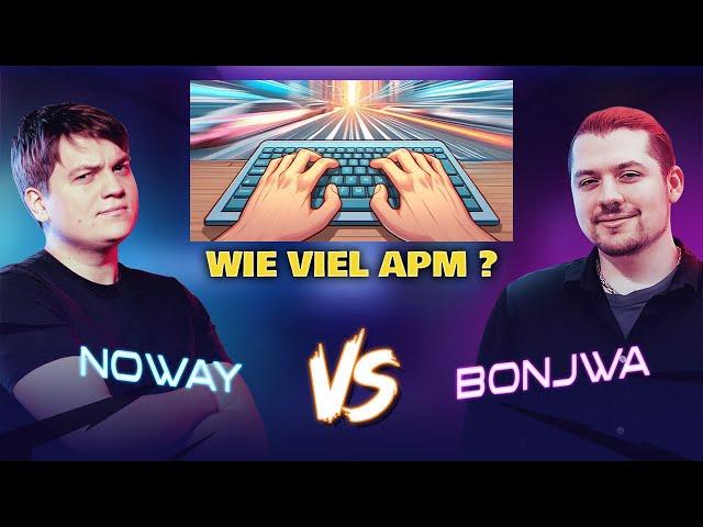 Wie viel APM auf dem Keyboard ? Noway VS Bonjwa | Typeracer