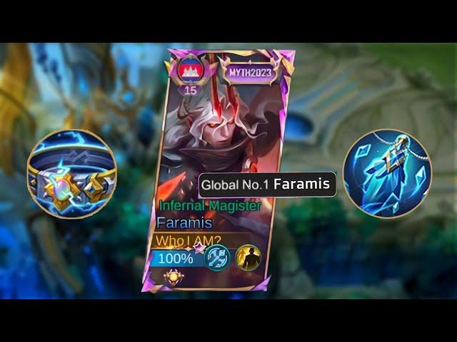 FARAMIS BEST ROAMING IN  RANKED!! | GLOBAL FARAMIS BUILD & EMBLEM MLBB