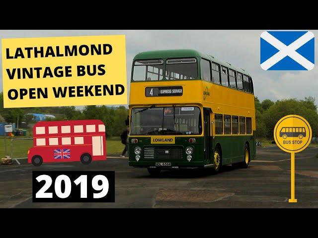 Lathalmond Scottish Bus Museum SVBM Vintage Bus Event Dunfermline [Bus Video] 